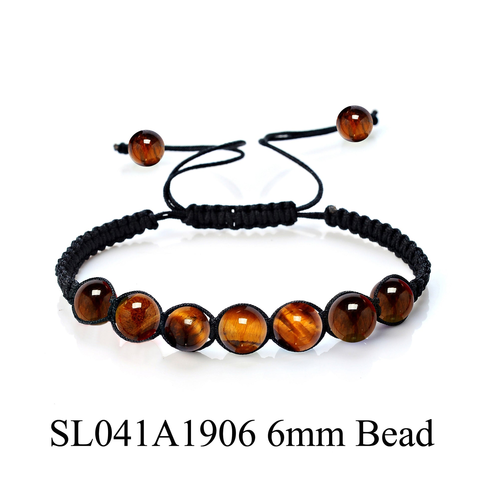 Brazalete de amatista tejido de piedra de cuentas redondas de variedades múltiples de múltiples
